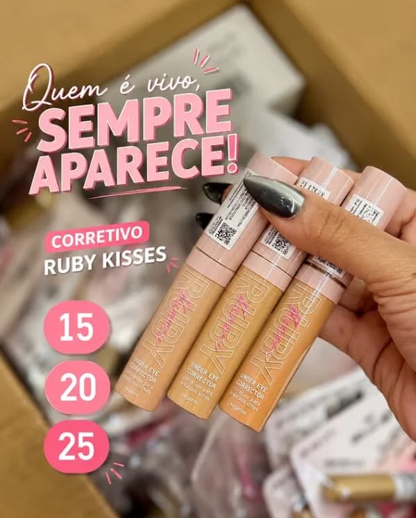 Corretivos Ruby Kisses Under Eye na La Casa Makeup